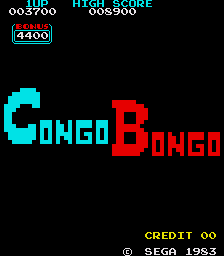 DOS - Congo Bongo Box Art Front