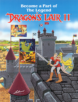 DOS - Dragon's Lair II TimeWarp Box Art Front