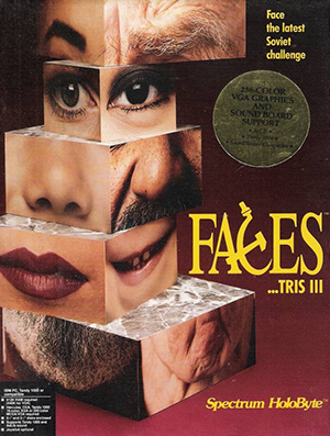 DOS - Faces Box Art Front