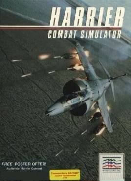 DOS - Harrier Combat Simulator Box Art Front