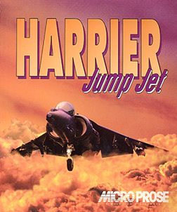 DOS - Harrier Jump Jet Box Art Front