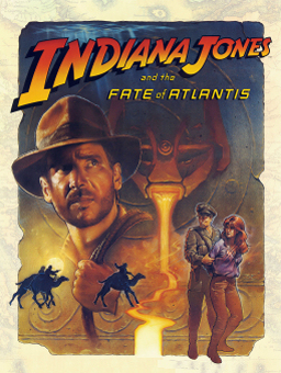 DOS - Indiana Jones and the Fate of Atlantis The Action Game Box Art Front