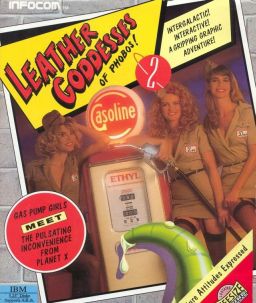 DOS - Leather Goddesses of Phobos 2 Gas Pump Girls Meet the Pulsating Inconvenience from Planet X! Box Art Front