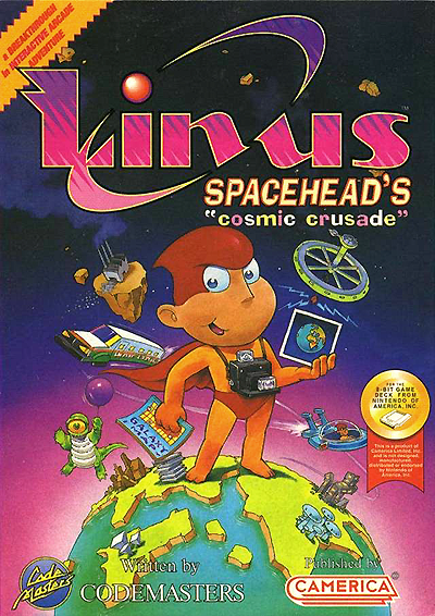 DOS - Linus Spacehead's Cosmic Crusade Box Art Front