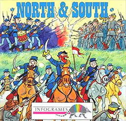 DOS - North and South Box Art Front