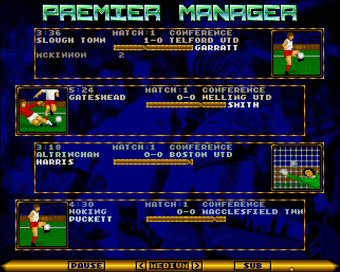 DOS - Premier Manager Box Art Front