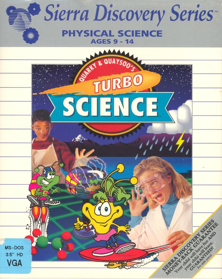 DOS - Quarky and Quaysoo's Turbo Science Box Art Front