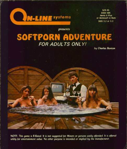 DOS - Softporn Adventure Box Art Front