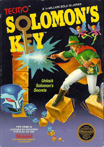 DOS - Solomon's Key Box Art Front
