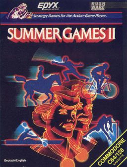 DOS - Summer Games II Box Art Front