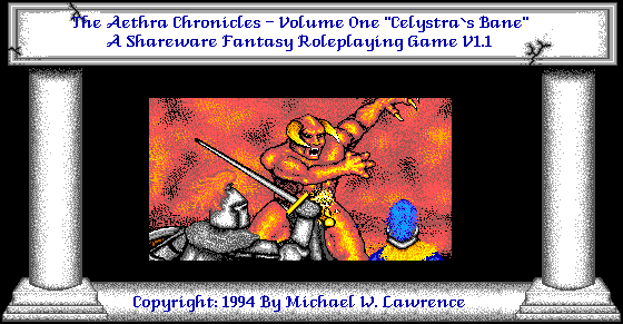 DOS - The Aethra Chronicles Box Art Front