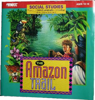 DOS - The Amazon Trail Box Art Front