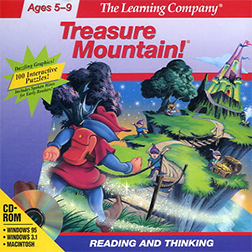 DOS - Treasure Mountain! Box Art Front