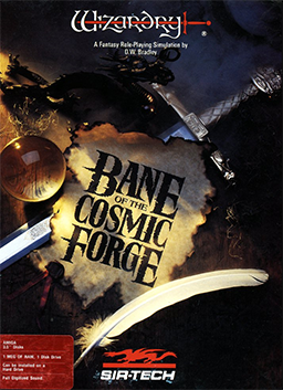 DOS - Wizardry VI Bane of the Cosmic Forge Box Art Front
