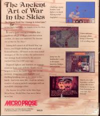 DOS - The Ancient Art of War in the Skies Box Art Back