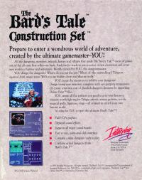 DOS - The Bard's Tale Construction Set Box Art Back