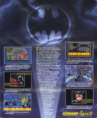DOS - Batman Returns Box Art Back