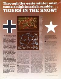 DOS - Battle of the Bulge Tigers in the Snow Box Art Back