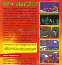 DOS - Bio Menace Box Art Back