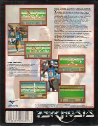 DOS - The Carl Lewis Challenge Box Art Back