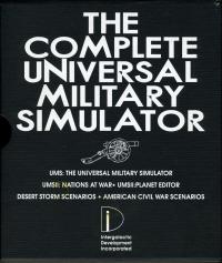DOS - The Complete Universal Military Simulator Box Art Back