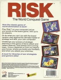 DOS - The Computer Edition of Risk The World Conquest Game Box Art Back