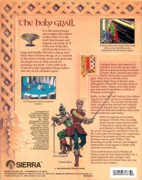 DOS - Conquests of Camelot The Search for the Grail Box Art Back
