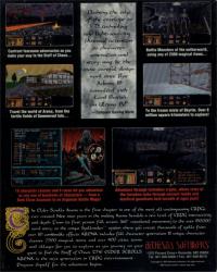 DOS - Elder Scrolls Arena Box Art Back