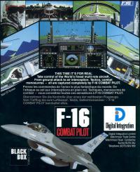 DOS - F 16 Combat Pilot Box Art Back