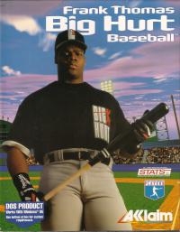 DOS - Frank Thomas' Big Hurt Baseball Box Art Front
