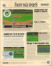 DOS - Front Page Sports Baseball '94 Box Art Back