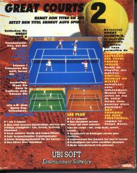 DOS - Great Courts 2 Box Art Back