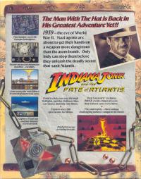 DOS - Indiana Jones and the Fate of Atlantis Box Art Back