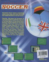 DOS - International Soccer Box Art Back