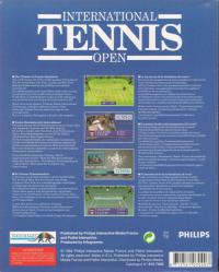DOS - International Tennis Open Box Art Back