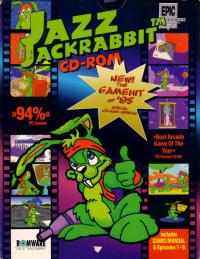 DOS - Jazz Jackrabbit CD ROM Box Art Front