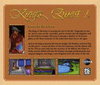 DOS - King's Quest Quest for the Crown Box Art Back