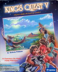 DOS - King's Quest V Absence Makes the Heart Go Yonder! Box Art Front