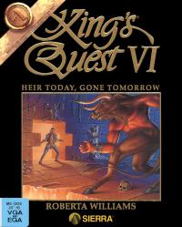 DOS - King's Quest VI Heir Today Gone Tomorrow Box Art Front