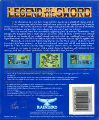 DOS - Legend of the Sword Box Art Back