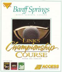 DOS - Links Championship Course Banff Springs Box Art Front