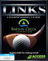 DOS - Links Championship Course Barton Creek Box Art Front
