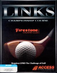 DOS - Links Championship Course Firestone Country Club Box Art Front