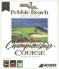 DOS - Links Championship Course Pebble Beach Box Art Front