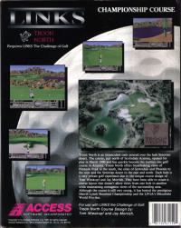DOS - Links Championship Course Troon North Box Art Back