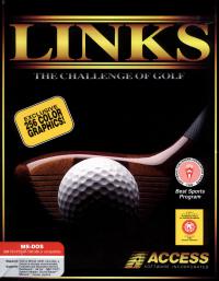 DOS - Links The Challenge of Golf Box Art Front