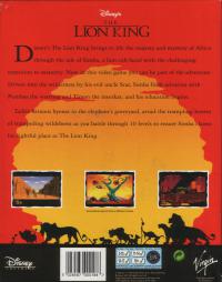 DOS - The Lion King Box Art Back