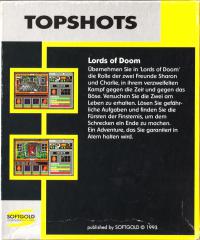 DOS - Lords of Doom Box Art Back
