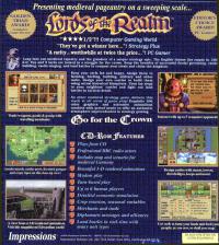 DOS - Lords of the Realm II Box Art Back