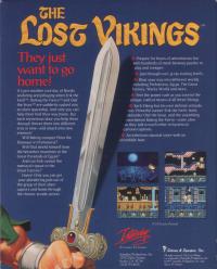 DOS - The Lost Vikings Box Art Back
